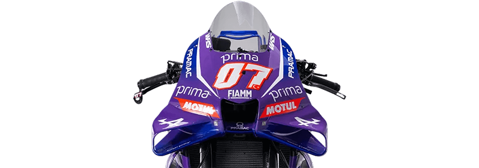 Prima Pramac Yamaha MotoGP bike